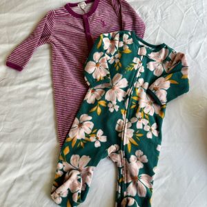 2 Mameluco para niña, 3-6 meses, Varios