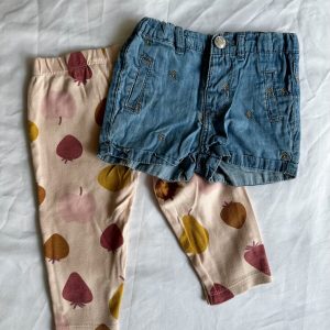 Short y pantalon, 9-12 meses, Varios