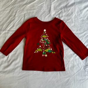 Playera navideña, 18-24 meses, Cat&Jack