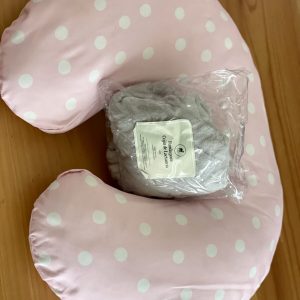 Almohada de lactancia y Funda Gris, Nap Baby