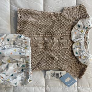 Conjunto de punto con ranita, 3-6 meses, Mac Ilusión