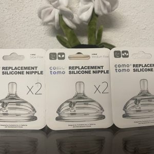 Chupones de silicona de repuesto para mamilas, Comotomo