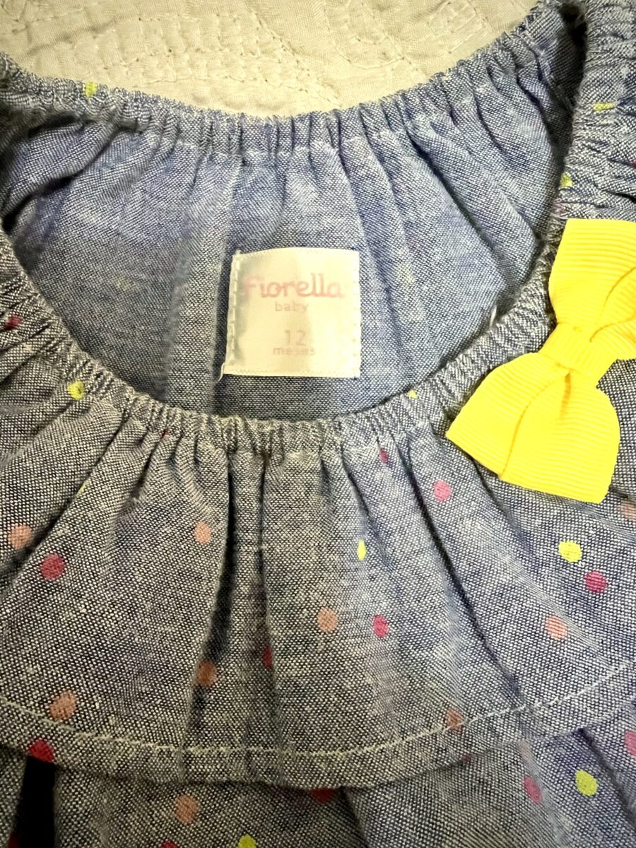 Paquete de ropa para Niña, 6-12 Meses, Vestido, Jumper y Conjunto, Little Me & Fiorella - Imagen 6