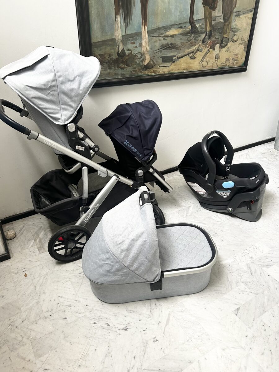 Carriola Doble con bambineto y Car seat, Uppa Baby Vista 2020 - Imagen 2