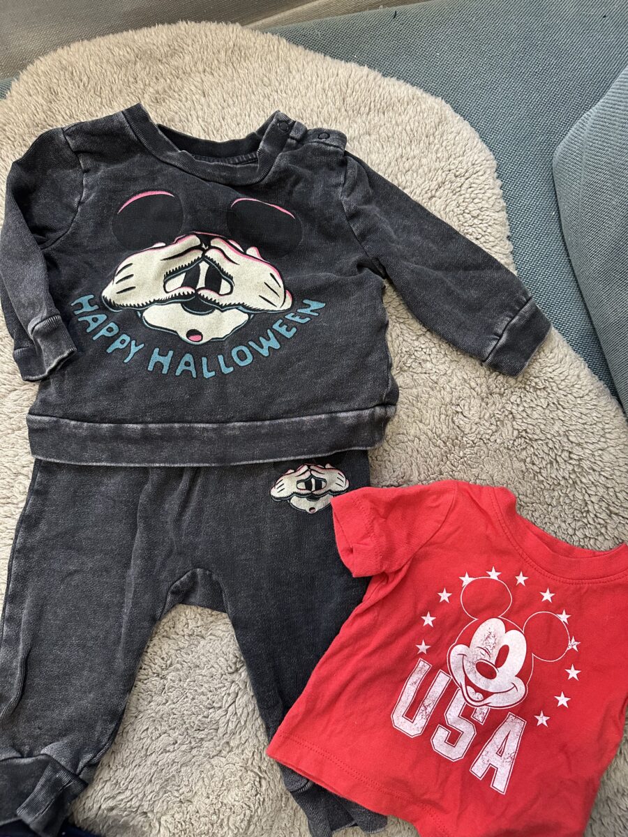 Paquete de pant´s y playeras, 0-12 meses, GAP y Disney