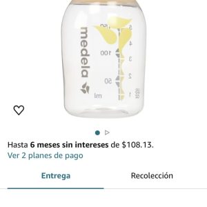 Set 4 botellas, Medela