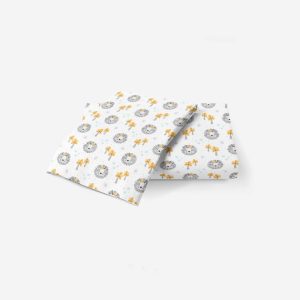 Juego de sábanas para minicuna y capazo Rey de la Selva