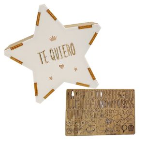 Lámpara estrella junior quitamiedos personalizable