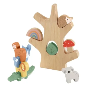 Fisher Price Wooden Balance Tree Stacking Activity Toy