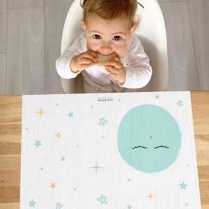 Mantel individual luna mint