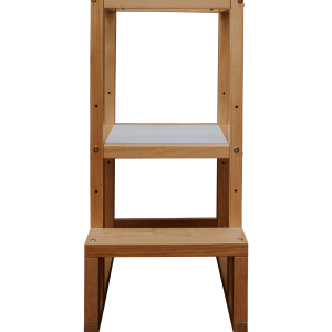 Torre Montessori, madera con blanco, Petit León, NUEVO