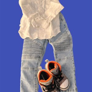 Conjunto casual niño, 2-3 años, pantalón, tenis, camisa, Varias