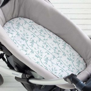 Sábana bajera capazo y cuco Bambú