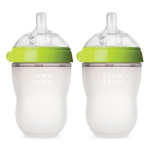 Comotomo Bottle 8oz 2pack | Green