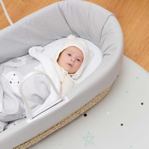 Vestidura para capazo gris