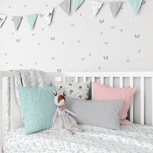 Vinilo multi carita Panda