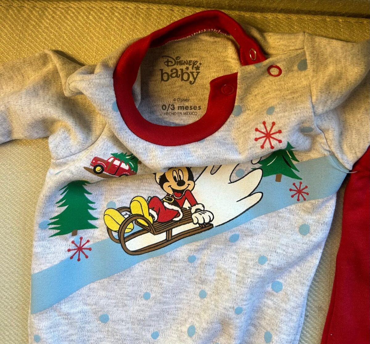 Conjunto navideño para bebé, 0-6 meses, Disney Baby - Imagen 2