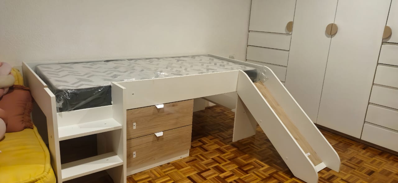 Cama infantil con Resbaladilla y colchon de regalo, To Gow - Imagen 3