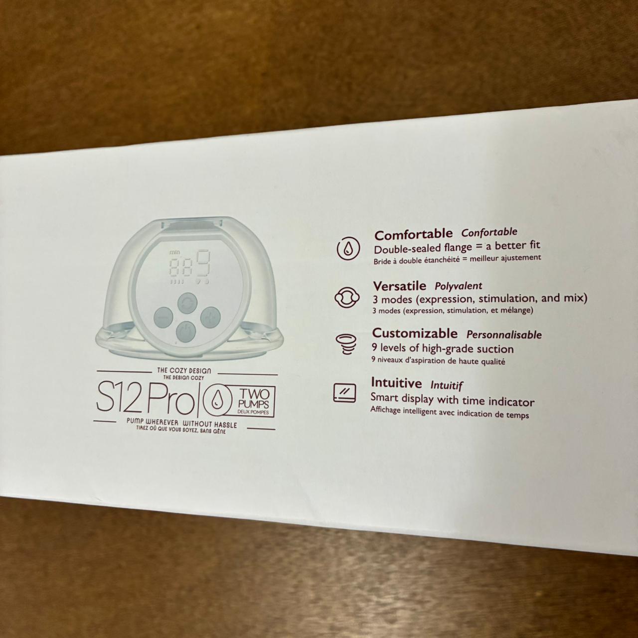 Extractor de leche doble manos libres S12 Pro, Momcozy - Imagen 9