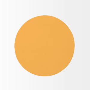 Alfombra redonda básica mostaza