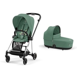 Cybex Carrito Mios Verde Chasis Cromado Negro