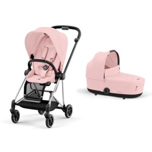 Cybex Carrito Mios Rosa Chasis Cromado Negro