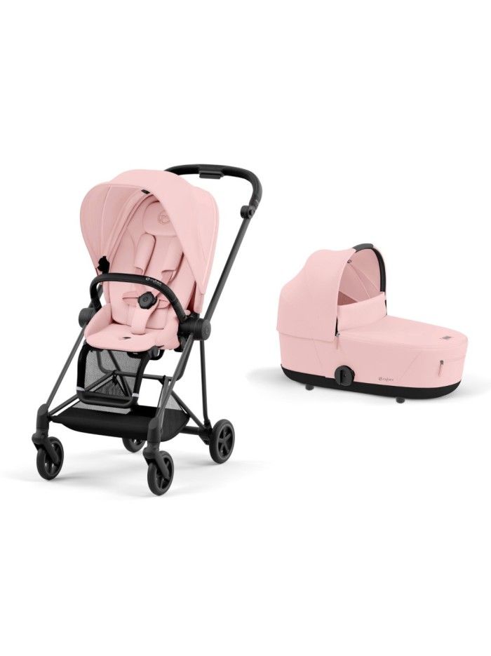 Cybex Carrito Mios Rosa Chasis Negro Mate - Imagen 2