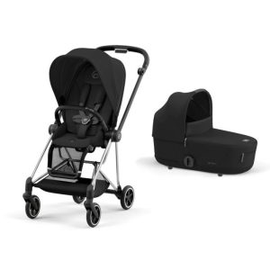 Cybex Carrito Mios Negro Chasis Cromado Negro