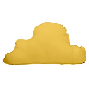 Cojín nube mostaza