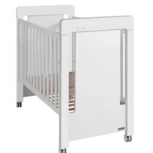 Cuna Magic Mum 120x60cm con Relax System + Led system – Blanco
