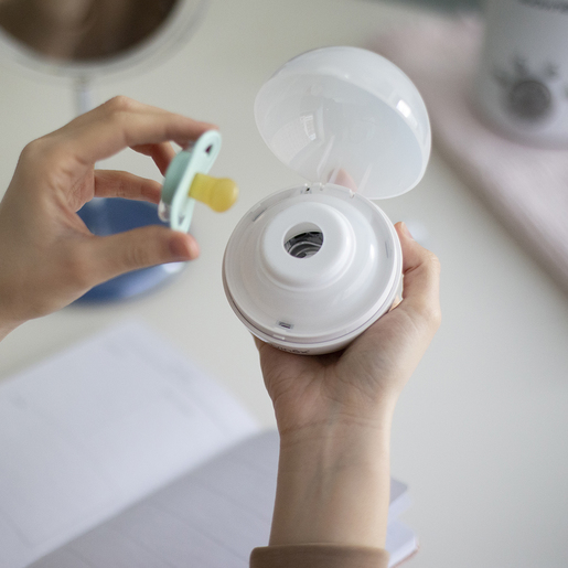 Suavinex Duccio esterilizador de chupetes portátil blanco - Imagen 4