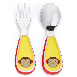 Skip Hop Zootensils Fork & Spoon | Monkey
