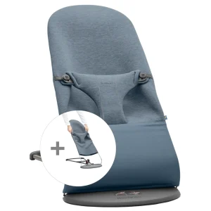 Hamaca Bliss 3D Jersey con asiento de tela adicional – Azul