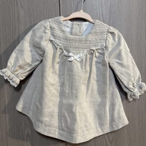 Vestido color beige, 3-6 meses, Paz Rodríguez