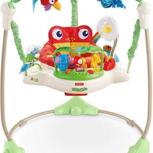 Silla Saltarina Animalitos de la Selva con luces y sonidos para bebé, Fisher-Price
