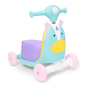 Skip Hop Zoo 3 in 1 Ride On Toy | Unicorn