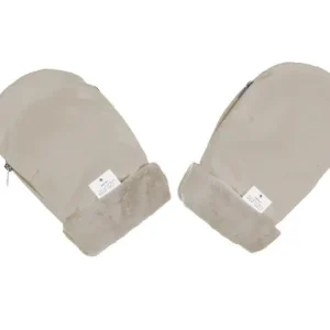 Manoplas en Polipiel Uzturre interior de pelo en color piedra