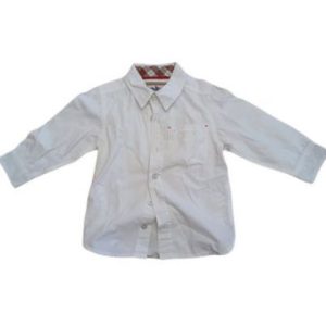 Camisa blanca algodón, 2-3 años, OshKosh Bgosh