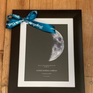Cuadro con imagen de la luna personalizada (nuevo, sobre pedido)