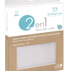 Protector Impermeable 2 en 1 Tencel Pirulos de Bimbi Dreams – Cuna 60x120cm