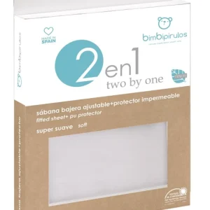 Protector Impermeable 2 en 1 Tencel Pirulos de Bimbi Dreams – Minicuna 50x80cm