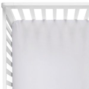 Sábana bajera cuna gris