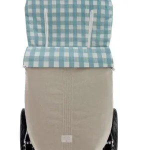 Saco para silla universal Mateo vichy turquesa Uzturre entretiempo