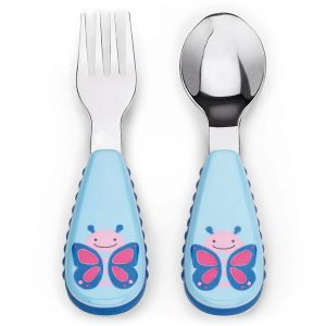 Skip Hop Zootensils Fork & Spoon | Butterfly