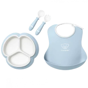 Vajilla diaria con babero de BabyBJörn (4 piezas)