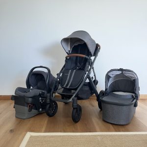 Set Carriola con moisés y carseat porta bebe (huevito), Mesa V2 Greyson Merino Wool UPPAbaby Vista