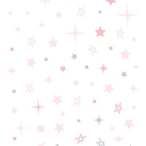 Vinilo estrellas rosa