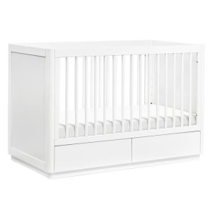 Babyletto Bento 3-in-1 Convertible Storage Crib | White